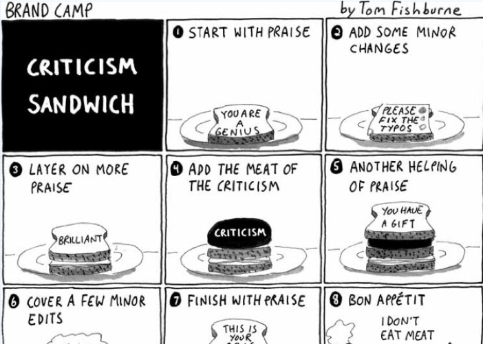 Criticism Sanwich